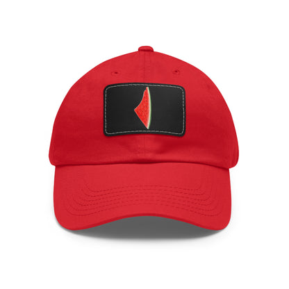 Free Palestine Leather Patch Hat