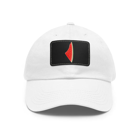 Free Palestine Leather Patch Hat