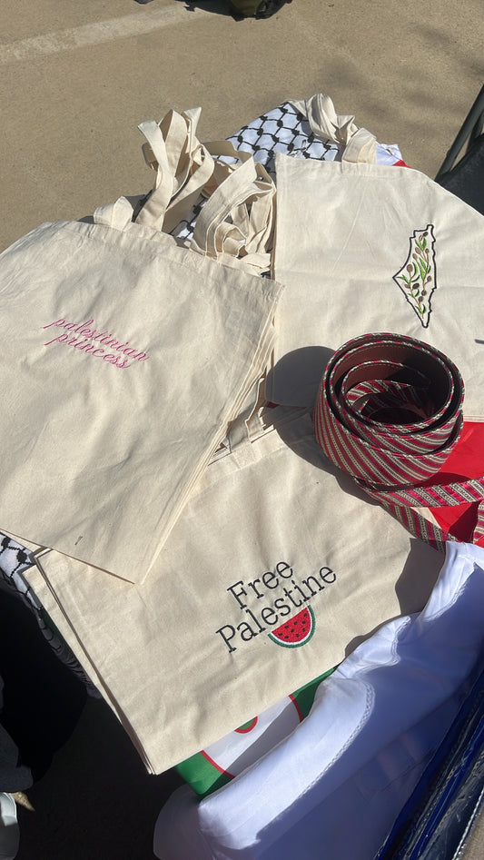 Free Palestine Tote Bag