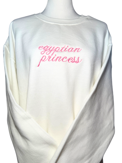 Princess Crewneck Sweater (White)