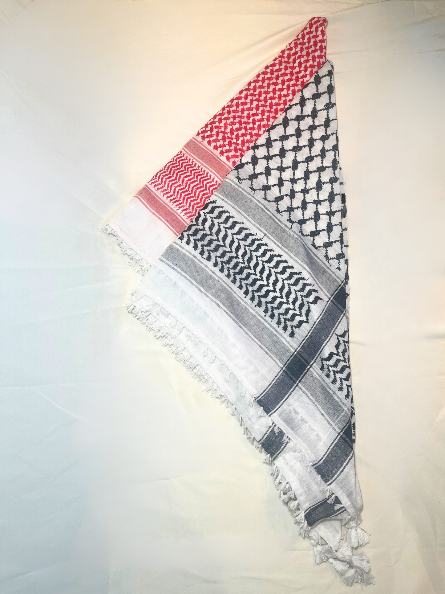 Palestinian Keffiyeh - Black and Gray Color